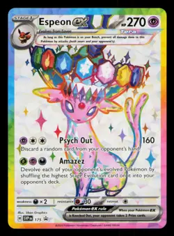 Espeon ex - 175 Promo SV: Scarlet & Violet Promo Cards SVP 175 NM - Image 1