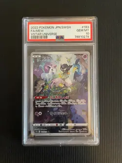 PSA 10 Mew 183/172 Vstar Universe S12A Japanese Pokemon Card GEM MINT - Image 1