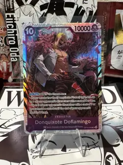 Bandai One Piece Card Game Donquixote Doflamingo - OP14-069 Super Rare Foil - Image 1