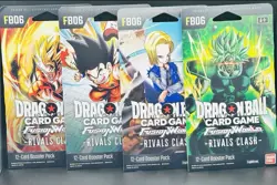 Dragon Ball Super Card Game Fusion World Rivals Clash FB06 Sleeved Pack Art Set! - Image 1