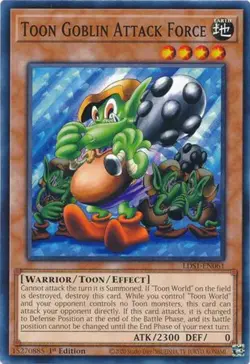 Yugioh - Toon Goblin Attack Force - 1st Edition NM - Plus Free Holographic Card - Image 1