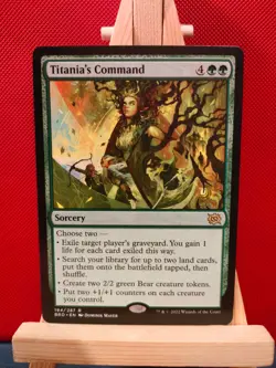 Titania's Command - The Brothers' War - Rare - NM - MTG - Image 1