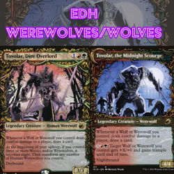 EDH - Tovolar Wolves & Werewolves Tribal, MTG Commander Deck, Bracket 2 - Image 1