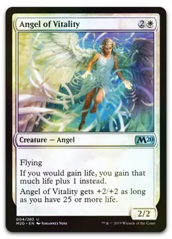 Angel of Vitality #4 (Foil) (NM) Core Set 2020 M20 Magic MTG - Image 1