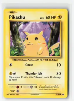 PIKACHU 35/108 XY EVOLUTIONS POKEMON TCG LP - Image 1
