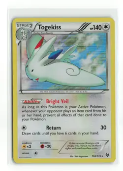 TOGEKISS 104/135 HOLO RARE PASMA STORM POKEMON TCG NM-LP - Image 1