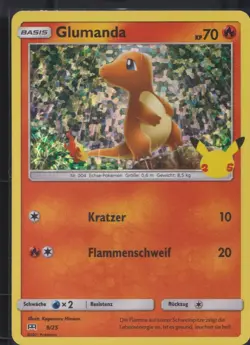 Pokemon - Glumanda 9/25 Holo - McDonald’s Collection 25th - Deutsch - NM - Image 1