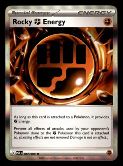 Rocky Fighting Energy 087/088 ME03 Perfect Order Pokemon Holo Near Mint - Image 1