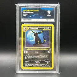 Umbreon 13/75 Holo English Neo Discovery Pokemon ACE 9 - Image 1