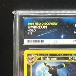 Umbreon 13/75 Holo English Neo Discovery Pokemon ACE 9 - Image 2