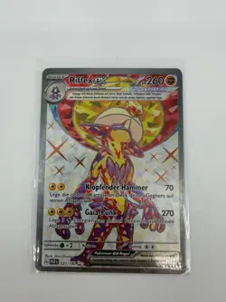 Riffex-ex Full-Art Deutsch Paradoxrift 227 NM Pokemon TCG - Image 1