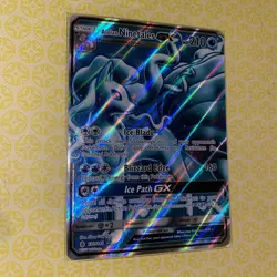 Pokemon Sun Moon Guardians Rising Alolan Ninetales gx 132 132/145 mint full art - Image 1