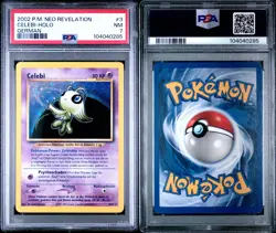 2002 Pokemon Neo Revelation Celebi Psa 7 Near Mint #3 Deutsch - Image 1