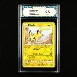 TQG 9.5 MINT+ 2017 Pokemon ENG Pikachu 40/147 C - Image 1