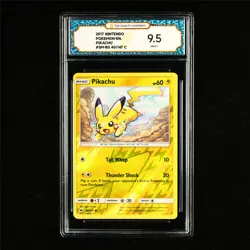 TQG 9.5 MINT+ 2017 Pokemon ENG Pikachu 40/147 C - Image 2