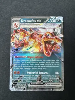 Carte Pokemon Dracaufeu EX 054/091 PAF SV4.5 Destinees De Paldea FR NEUF - Image 2