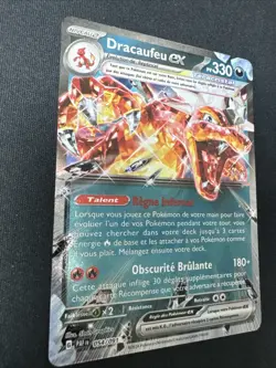 Carte Pokemon Dracaufeu EX 054/091 PAF SV4.5 Destinees De Paldea FR NEUF - Image 3
