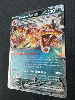 Carte Pokemon Dracaufeu EX 054/091 PAF SV4.5 Destinees De Paldea FR NEUF - Image 4