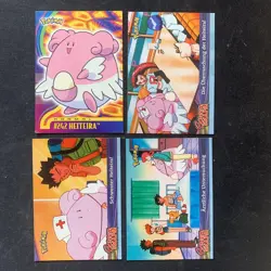 3x Pokemon Topps HEITEIRA TV Animation 1st Edition Johto Series + SCREEN SNAPS - Image 1