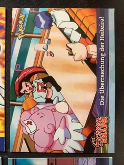 3x Pokemon Topps HEITEIRA TV Animation 1st Edition Johto Series + SCREEN SNAPS - Image 3