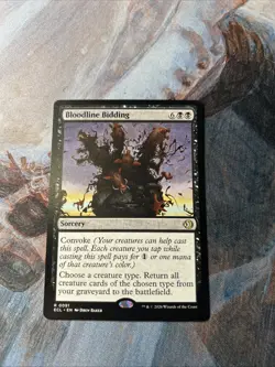 Bloodline Bidding Lorwyn Eclipsed Regular MTG Near Mint B - Image 1