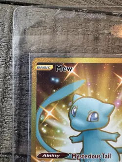 Celebrations Mew Full Art Ultra Rare Gold Holo 25/25 Pokemon Card NM - Image 3
