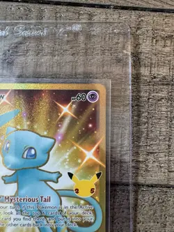 Celebrations Mew Full Art Ultra Rare Gold Holo 25/25 Pokemon Card NM - Image 4