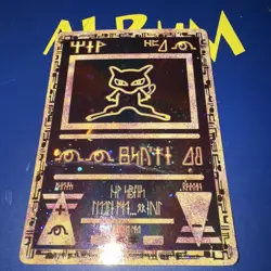Ancient Mew Holo Rare Movie Promo Pokemon Card - Creased - Image 1