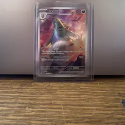 Pokemon Tyranitar Illustration Rare Sv02 Paldea Evolved Holo 180 HP 222/193 - Image 3
