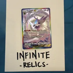 Pokemon TCG Pocket Espeon Ex Custom Textured Immersive Rare Fanart Card - Image 1