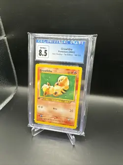2002 Pokemon TCG Growlithe Neo Destiny 68/105 1st Edition CGC 8.5 NM/MINT+ - Image 2