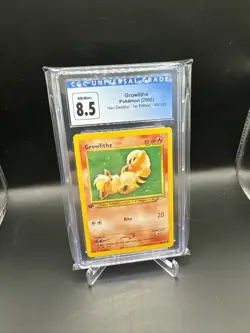 2002 Pokemon TCG Growlithe Neo Destiny 68/105 1st Edition CGC 8.5 NM/MINT+ - Image 3