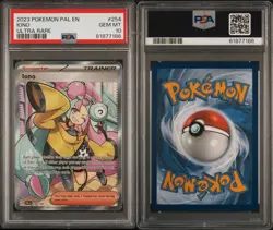 2023 Pokemon | Paldea Evolved Iono | Full Art Ultra Rare #254 | PSA 10 Gem Mint - Image 3