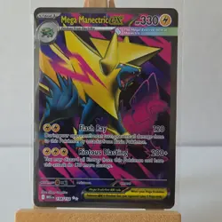 Pokemon Mega Manectric EX Full Art Holo Me01: Mega Evolution 158/132 Ultra Rare - Image 2