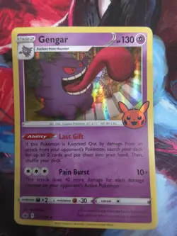 Pokemon Gengar 057/198 Chilling Reign Rare Holo Stage 2 130 HP Pain Burst - Image 1