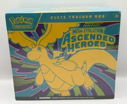 Pokemon TCG Mega Evolution Ascended Heroes ETB Elite Trainer Box New Sealed - Image 1