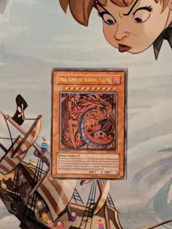 Yu-Gi-Oh! TCG Uria, Lord of Searing Flames SOI-EN001 First Edition Ultimate Rare - Image 1