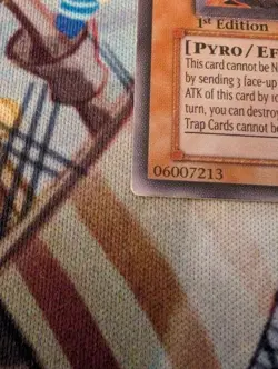 Yu-Gi-Oh! TCG Uria, Lord of Searing Flames SOI-EN001 First Edition Ultimate Rare - Image 4