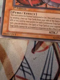 Yu-Gi-Oh! TCG Uria, Lord of Searing Flames SOI-EN001 First Edition Ultimate Rare - Image 5