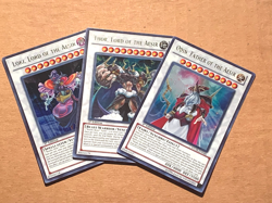 yugioh Thor, LOKI, LORD Odin, Father OF THE AESIR STOR-EN038 + 39 + 40 set 1st N - Image 1