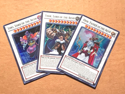 yugioh Thor, LOKI, LORD Odin, Father OF THE AESIR STOR-EN038 + 39 + 40 set 1st N - Image 2