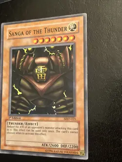 Yu-Gi-Oh TCG Sanga of the Thunder MRD 025 1st edition NM - Image 3
