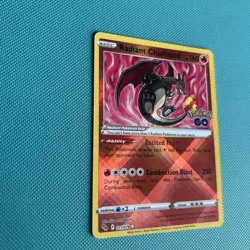 Radiant Charizard - 011/078 -Pokemon TCG SWSH Pokemon GO - Holo - Radiant Rare - Image 2