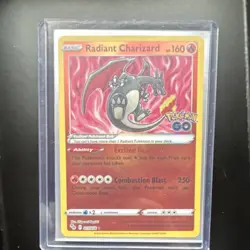 Pokemon Radiant Charizard 011/078 Pokemon GO Holo Radiant Rare - Image 1