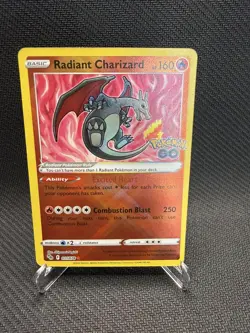 Radiant Charizard Pokemon Go 011/078 Holo Radiant Rare - Image 1