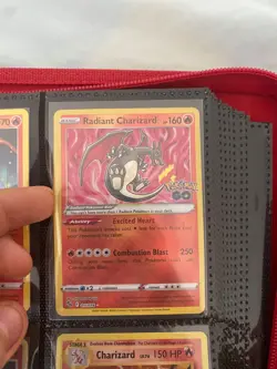 Pokemon TCG Radiant Charizard Pokemon Go 011/078 Holo Radiant Rare - Image 2