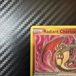 Pokemon Card Radiant Charizard 011/078 Pokemon GO Holo Radiant Rare Played - Image 3