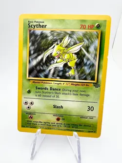 Scyther 26/64 Non Holo Jungle Set Rare Pokemon Card WOTC LP/NM - Image 1