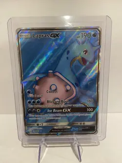 Lapras GX 139/149 - Sun & Moon Base Set Pokemon Card - NM - Image 1