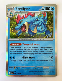 Pokemon TCG Temporal Forces Feraligatr 041/162 Reverse Holo card - Image 3